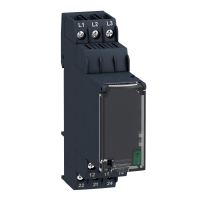 SCHNEIDER Fāzu kontroles relejs RM22TG20 3F 3...528VAC