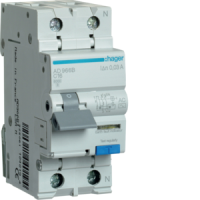 Kombinētais automāts 6kA 2P C 16A 30mA, AC tips