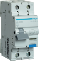 Kombinētais automāts 6kA 2P C 10A 30mA, AC tips