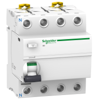 SCHNEIDER Strāvas noplūdes automāts A9R41425 4P 25A 30mA AC-tips IID Acti9