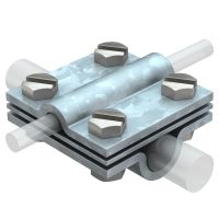 OBO Krustklemme ar starpplati 5312345 Rd 8-10 mm x Rd 16 FT