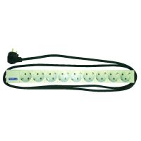 PROTEC Pagarinātājs 05300494 9x230V/19''/1U al