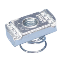 ERICO Profiluzgrieznis 315065 M10 ar atsperi C-veida sliedei