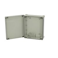 FIBOX ABS korpuss ar eņģēm 5814003 pelēks vāks 289 x 239 x 107