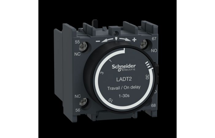 SCHNEIDER Laika aiztures bloks LADT2 0,1-30s/1NO+1NC