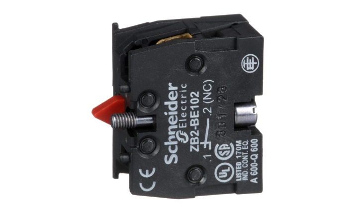 SCHNEIDER Kontaktu bloks telfera pultīm ZB2BE102 1NC