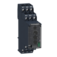 SCHNEIDER līmeņa kontroles relejs,RM22LA32MR Harmony Control Relays, 8A, 2CO, 24...240V AC DC