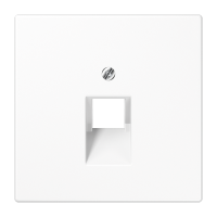 JUNG Pārsegs LS969-1UAWW 1xRJ45 LS969-1UAWW, balts