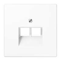 JUNG Pārsegs LS969-2UAWW 2xRJ45 LS969-2UAWW, balts