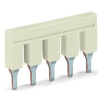 WAGO 5-vietīgs tiltiņš, 2006-405, 6 (10) mm2, gaiši pelēks