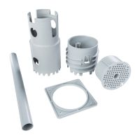 KOPOS Montāžas plāksne MDFZ 80/VDZ_KB ievietošanai gatava fasedē ar manuālo urbi