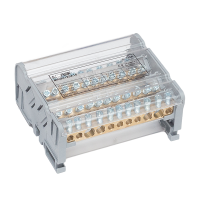 MOREK Sadales bloks MAB4125A18 4P 2x35mm² + 2x25mm² + 7x6mm² Ipk=19 kA