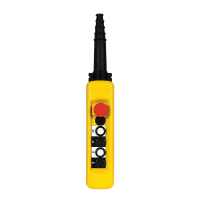 SCHNEIDER Telfera pults XACA4713 4 pogas + Emergency Stop