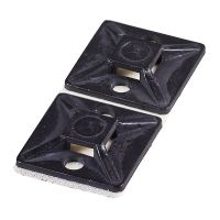 HAUPA Līmpamatne savilcēm 262161 19mm melna (100gab)