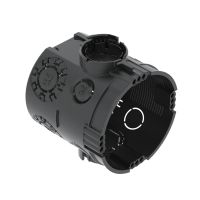 OBO Slēdžu kārba z/a h66mm Ø60mm, melna, bez skrūvēm 2003702