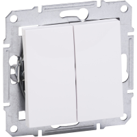 SCHNEIDER Slēdzis Asfora EPH0301421 dub. z/a balts