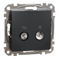 SCHNEIDER TV R ligzda SDD114471R gala 4dB ,antracīts