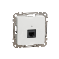 SCHNEIDER Rozete SDD111451 Sedna 1xRJ45 datu CAT5E UTP, balts