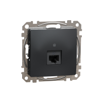 SCHNEIDER Rozete SDD114451 Sedna 1xRJ45 datu CAT5E UTP, antracīts