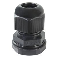 HAUPA Kabeļu ievads ar blīvi un uzgriezni 250084 IP68, M20, 8-12mm, melns (iep.10gb.)