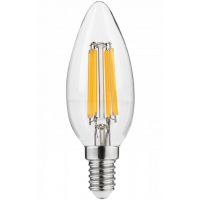 GTV Spuldze LD-C35FLE6-30 LED 5.8W 2700K E14 C35 360° 640lm, 50mA caursp.