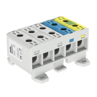MOREK OTL35-5X spaile pelēka,zila,dz/z MAA5035A10 5X1XAl/Cu 2,5-35mm² 1000V