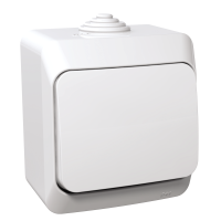 SCHNEIDER Zvana poga Cedar Plus WDE000511 IP44, balta, virsapmetuma
