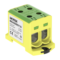MOREK OTL95-2 spaile dzelteni/zaļa MAA2095Y10 2XAl/Cu 6-95mm² 1000V