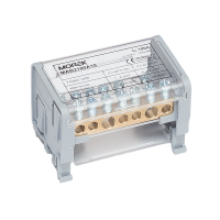 MOREK Sadales bloks MAB2100A18 2P 2x25mm² + 5x6mm² Ipk=20 Ka