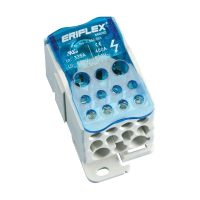 ERICO Spaile 569050 UD400A1*95-185 /2x6-35+4*2.5*10+5*2.5*16mm2,1pol.,400A