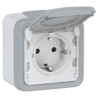 LEGRAND Rozete v/a ar zemējumu 069733 16A 250V IP55/IK07 PLEXO