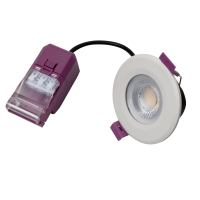ROBUS Gaismeklis RTEX-01 LED Downlight TRIUMPH EXPRESS 4/6W 430/640lm CCT4 3000/4000/5000/6500K IP65 dimmējams, ugunsizturīgs 90x36mm