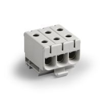 ENSTO Rindu klemme KE61.03 F 3P Cu/AL 2,5-50mm² pelēka