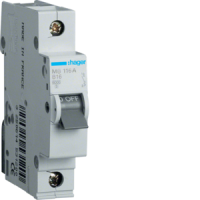 HAGER Automātiskais slēdzis MB116A 1P B 16A 6kA