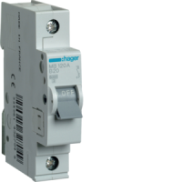 HAGER Automātiskais slēdzis MB120A 1P B 20A 6kA