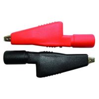 PROTEC Krokodīlklemme 05102947 sarkans/melns