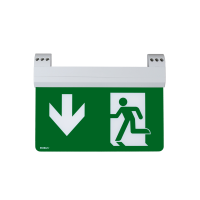 ROBUS Gaismeklis LED avārijas SWISS RSS1P5D-01 1.5W 6lm 15ledi 267*170*34mm 30000h balts, bulta uz leju