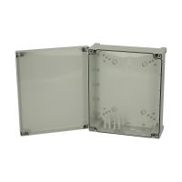 FIBOX ABS korpuss ar eņģēm 5814004 pelēks vāks 344 x 289 x 117