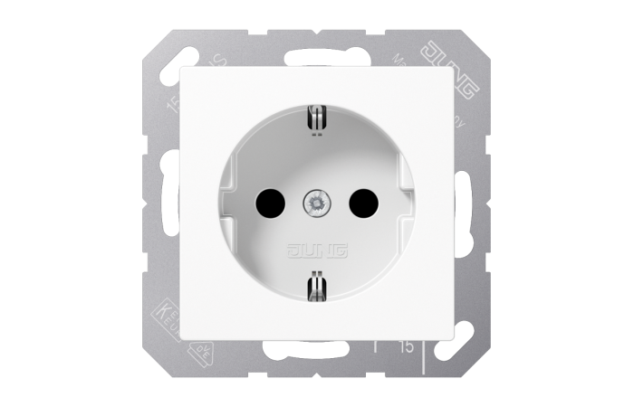 JUNG Rozete A1520WW 16A, 250V A520WW, balta