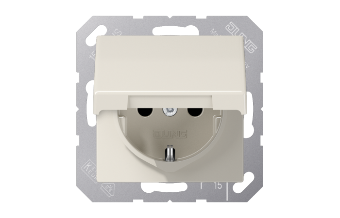 JUNG Rozete ar vāku AS520KL AS520KL, bēšs