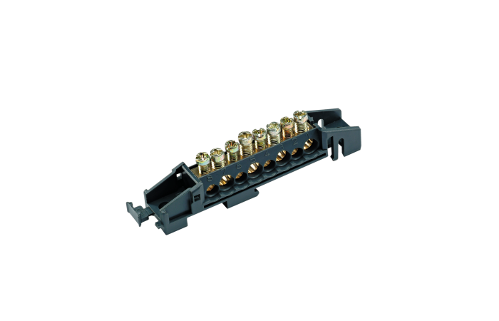 SCHNEIDER Spaiļu bloks 13576 N/PE izolēts 8 atveres, 85 mm