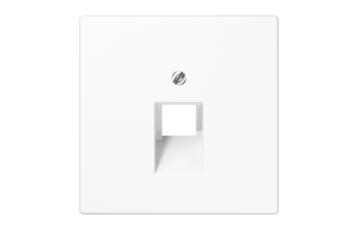 JUNG Pārsegs LS969-1UAWW 1xRJ45 LS969-1UAWW, balts