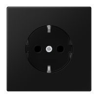 JUNG Rozete SCHUKO 16A LS1520SWM, melna matēta