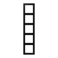 JUNG Rāmis 5-vietīgs LS985SWM, melns matēts