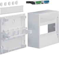 HAGER Sadalne GD108N 30V v/a 8mod, IP30 ar spailēm