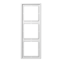 JUNG Rāmis LS983WW 3-vietīgs LS983WW, balts