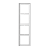 JUNG Rāmis LS984WW 4-vietīgs LS984WW, balts