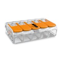 WAGO Universāla savienojuma klemme 221-415 5-vietīga 0.2-4mm2 32A/450V (iepak. 25 gab.)