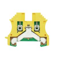 WEIDMULLER Spaile 1010000000 PE ar skrūvēm, 2.5 mm², 300 A, dzelten/zaļa