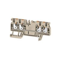 WEIDMULLER Spaile 1521690000 PUSH IN, 2.5 mm², 800 V, 24 A, tumši bēšs